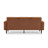 Heros 84.3" W Linen Blend Square Arm 3-Seater Sofa -531502349