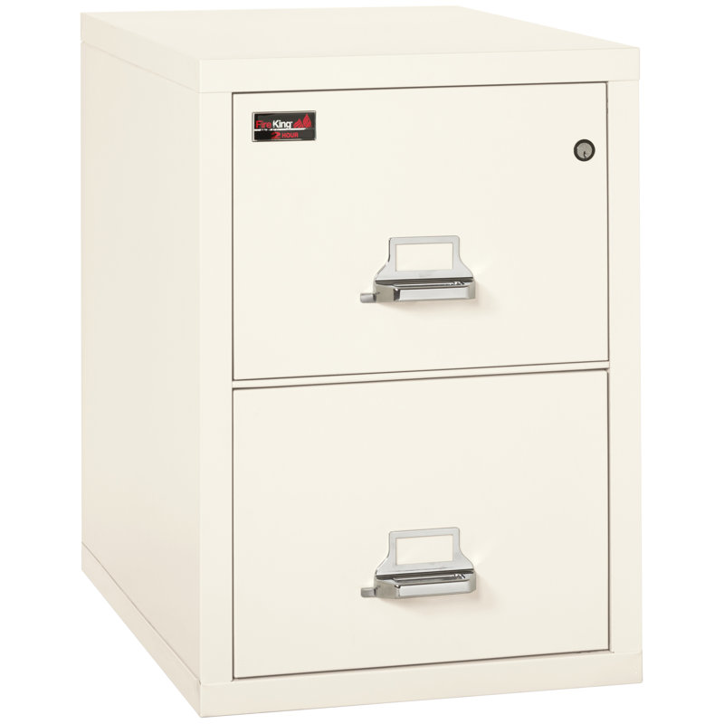 Fireproof 2 - Drawer File Cabinet, Ivory White