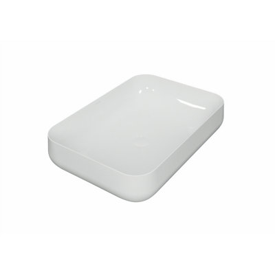 Saniterra 440mm L x 440mm W Ceramic Square Sink