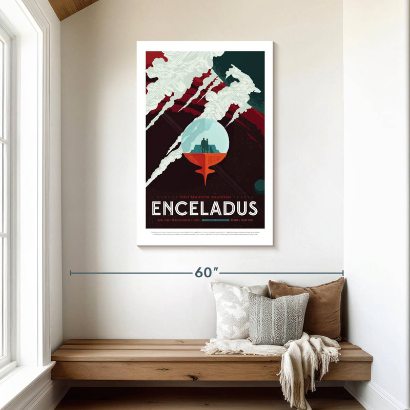 Oberle Retro Enceladus Travel, 45" H x 30" W