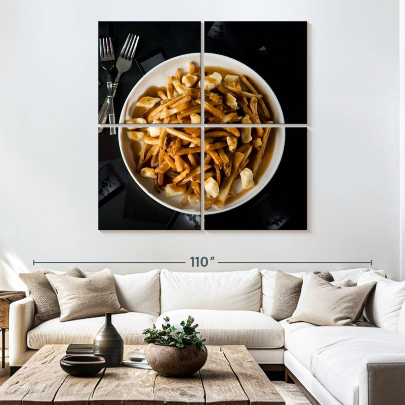 Yarlin Poutine Plate, 74" H x 74" W