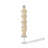 Wave Shaped Tiered Column Warm Glow Floor Lamp
