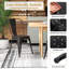 45cm H Stacking Side Chair in Black