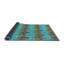 Tapis bleu/vert à motifs-1603461654