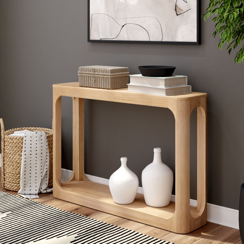 Wade Logan® Maly 46.5'' Solid Wood Console Table & Reviews | Wayfair