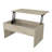 Modern Coffee Table, Travertine Color, 35.4 x 20.5 x 17.7 inches | 100% Melamine Coated Particle Board, Thickness: 0.7 inches | Stylish Marble Design, Perfect for Living Room & Contemporary Spaces, Durable & Elegant