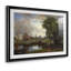 Flatford Mill (scène sur une rivière navigable) - John Constable - reproduction encadrée avec passe-partout et verre - 1816 - 1817-596110699-596110700-596110701