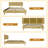 Solid Rubber Wood Bedframe With Headboard No Box Spring Needed,800lbs Capacity-874235153-874235159