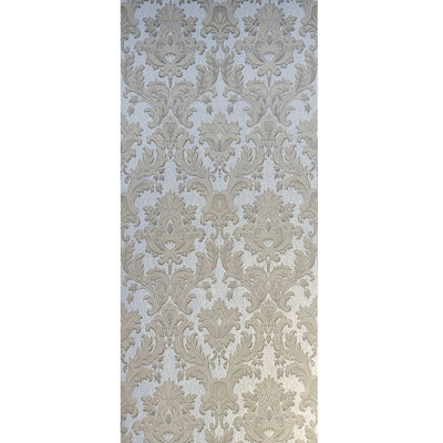 Mellette Metallic Crashed Foil Victorian Wallpaper Roll