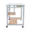 Bureau d'ordinateur à roulettes Techni Mobili (sans les chaises de bureau)
