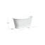Balmoral 68'' L Freestanding Soaking Bathtub-494699704