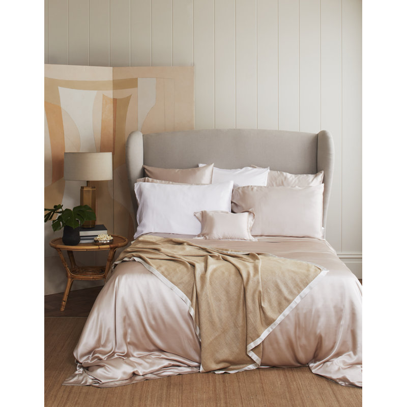 Signature Silk Pillow Case, Standard/Queen 20"x30", Blush