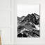 «Up The Mountain Snowy Mountains», impression sur toile-50589789-50589788