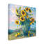 « floral kaléidoscope iii », reproduction de peinture à l’acrylique sur toile tendue-33513319