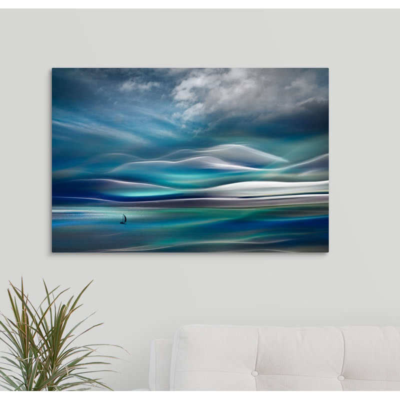 " Sailing " by Ursula Abresch, 32" H x 48" W x 1.5" D