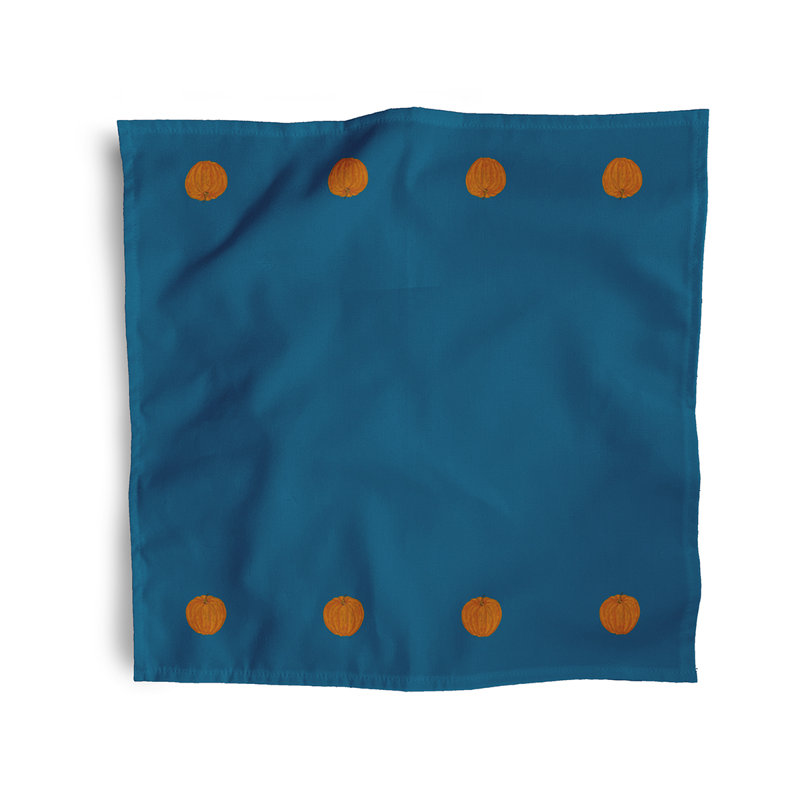 Remigio Polyester Rustic Napkins, Teal
