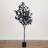 Artificial Halloween Black Eucalyptus Tree-775625010