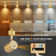 5-Colour LED Track Lighting Heads H Type Track Light Heads Dimmable(4 Pack)