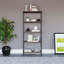 Sylvie 4 Tier Industrial Style Bookcase Living Room Shelving Unit With Metal Frame-1666105141-1666105140