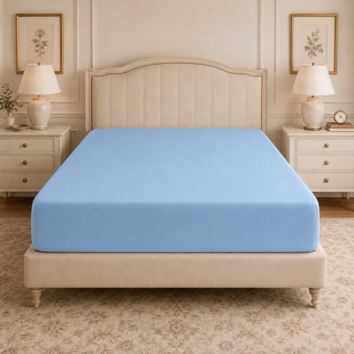 200 TC 50/50 Percale Polycotton Percale Fitted Sheet
