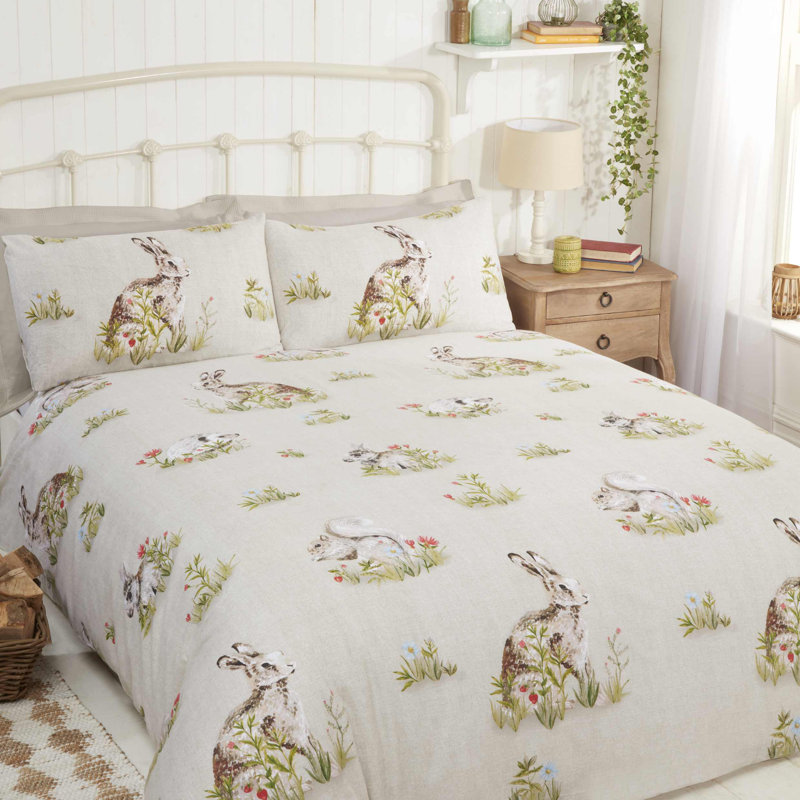 Sunfield Duvet Cover Set with Pillowcases Included, Single - 2 Standard Pillowcases