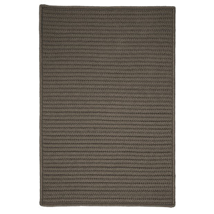 Tapis gris tressé