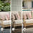 Arikka 81'' Wide Straight Eucalyptus Patio Sofa with Cushions