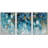 Grunge Abstract Paint Stroke Effect " Cerulean Cityscape " 3 - Pieces-98804205-98804206