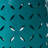 LILAC 12 Inch Teal Side Table With Modern Barrel Design And Weather-Resistant Finish For Indoor And Outdoor Use-119439936
