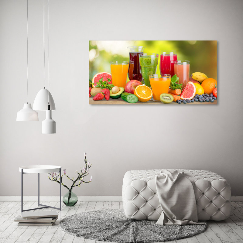 Fruit Juices - Wrapped Canvas Print