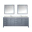 Ensemble de meuble-lavabo double, ensemble de robinet et miroirs 34 po l 84 po x P 22 po Jacques-66637750-113025138