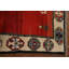 Tapis rouge tribal Gabbeh 4 x 6