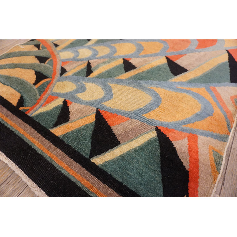 Antique Chinese - Art Deco Multicolor 1920s Rug