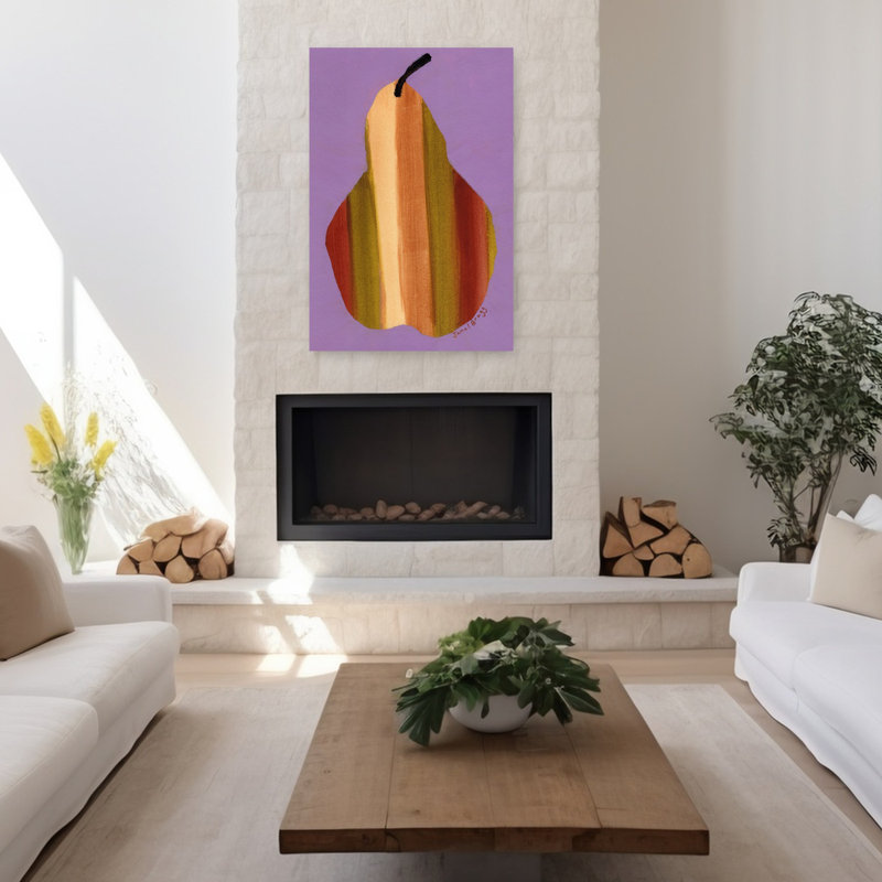 Art contemporain contemporain abstrait coloré, H 48 po x l 32 po