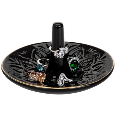 Ceramic Trinket Tray Jewellery Storage Display Ring Holder