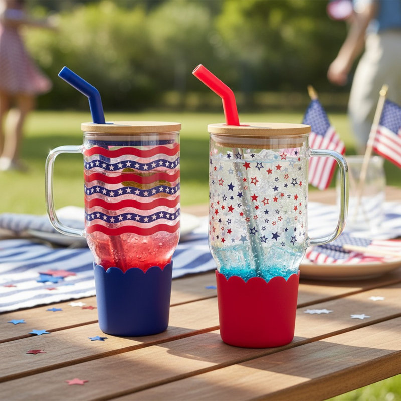 Verre à eau 10 Strawberry Street Americana Adria, cerise de juillet