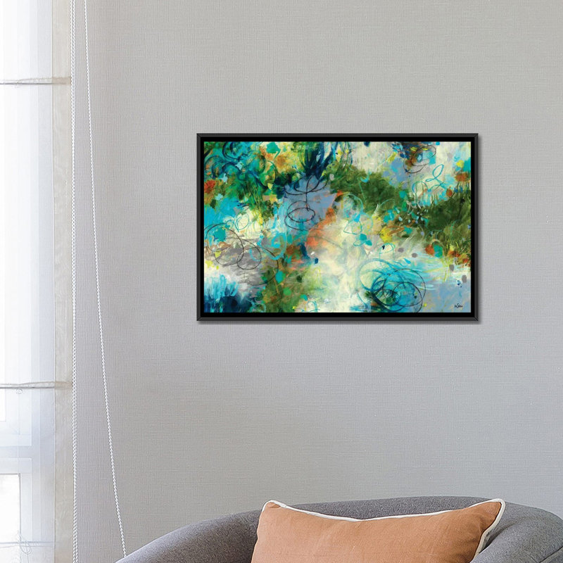 « touch the sky », impression sur toile, H 18 po x l 26 po x P 1,5 po, Toile avec cadre noir, Pas de tapis
