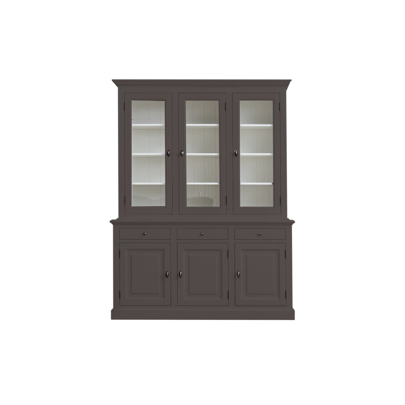 Torrens Display Cabinet, Beige Grey/White