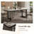 94.49"Italian high-end rectangular stone slab dining table-845372483