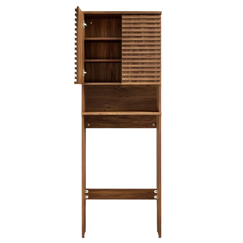 Armoire de rangement pour salle de bain Render, Noyer