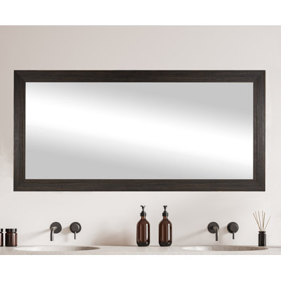 Dakston Wood Flat Wall Mirror