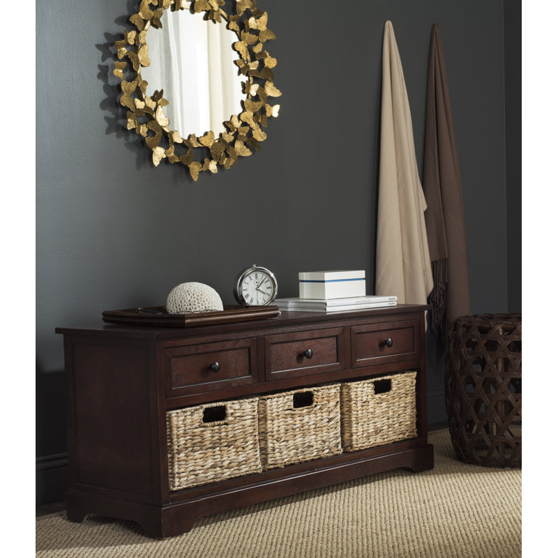 Clevedon Storage Bench, Brown