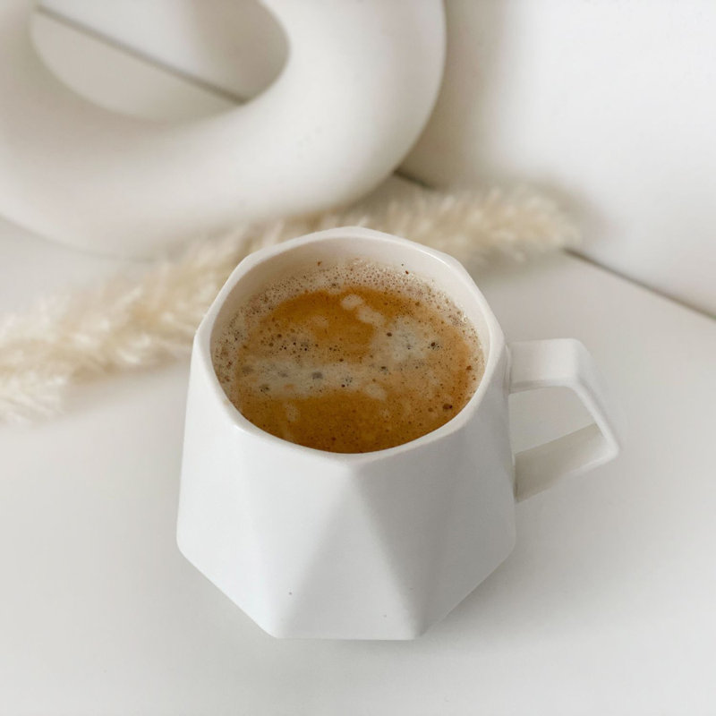 Dayris Ceramic Coffee Mug, White