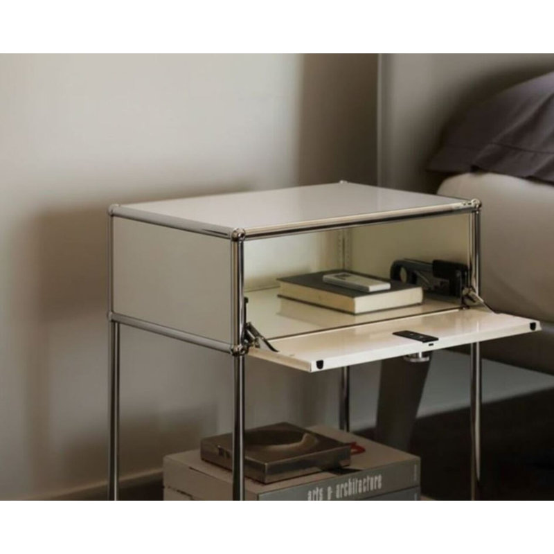 Table de chevet Amelia, Blanc