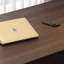 Bureau rectangulaire en bois manufacturé + acier Brownness avec 6 tiroirs-706828820-706828817