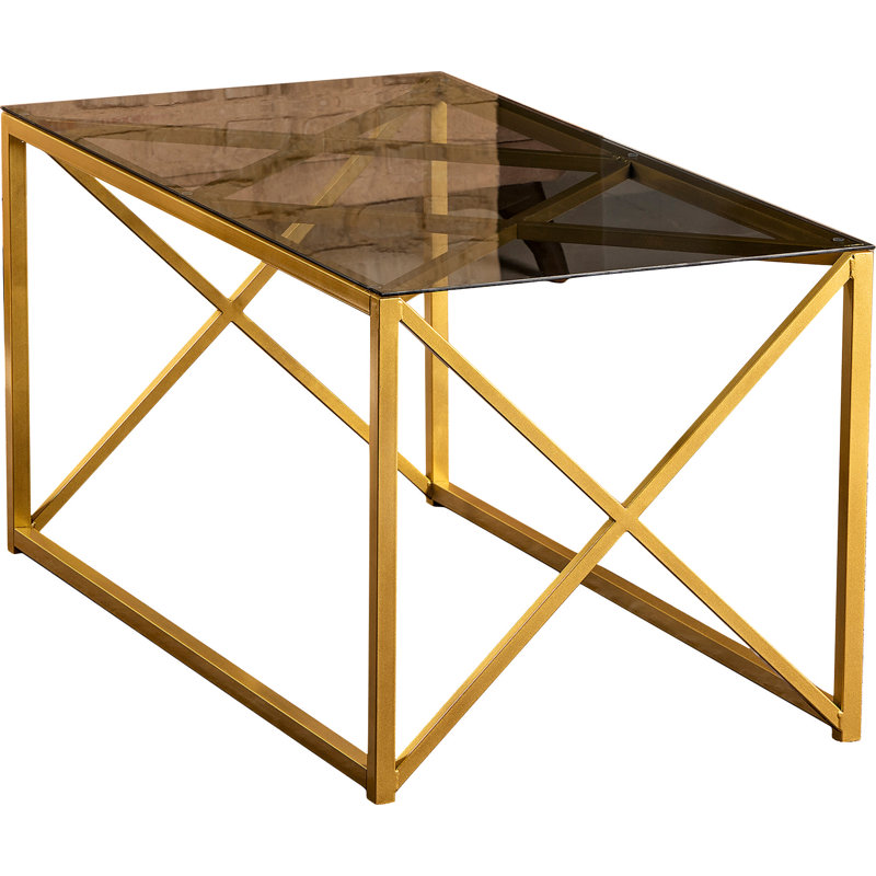 Sunna 94cm W Coffee Table, Gold
