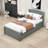 Twin Platform Bed with Trundle-1478878344