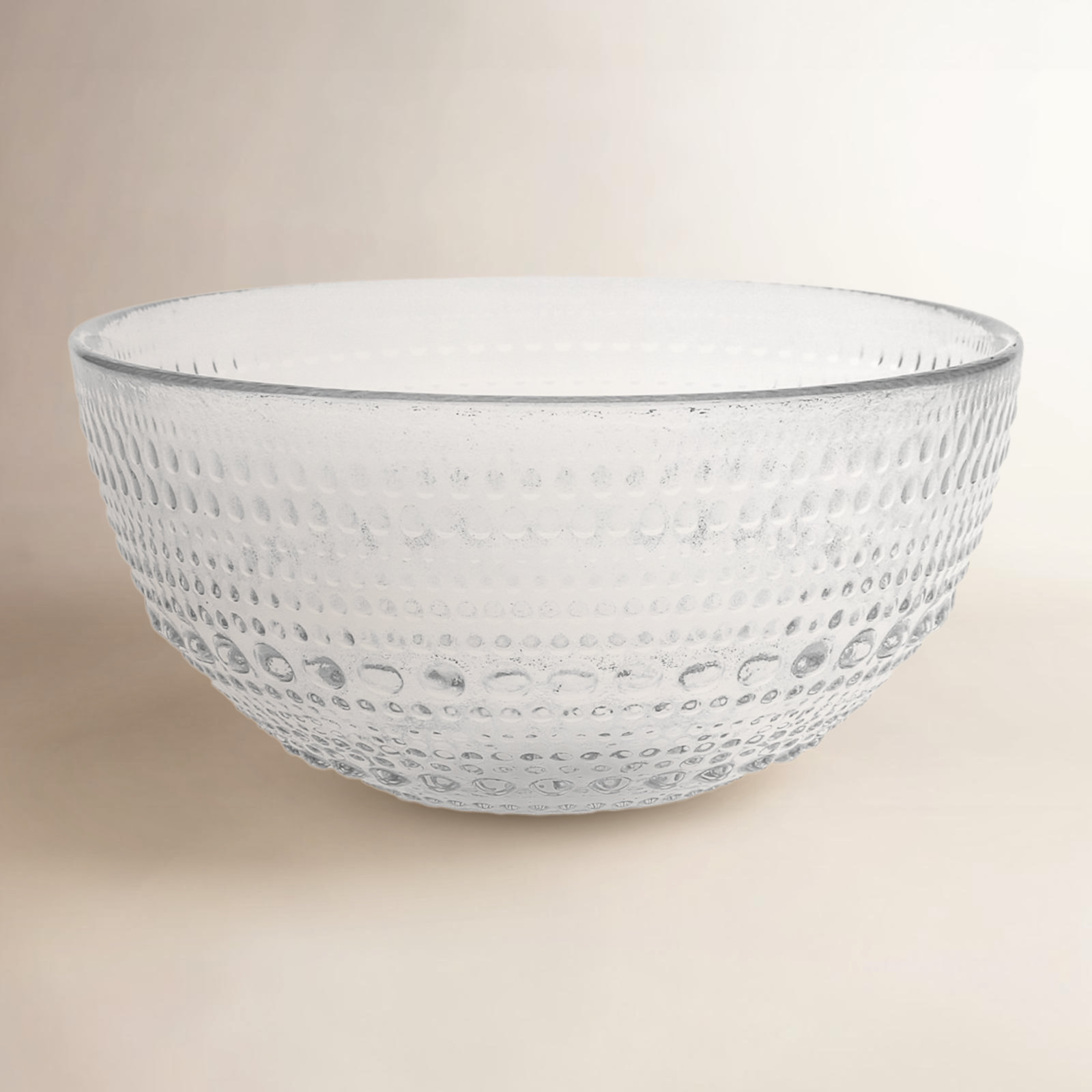 Jupiter Glass Cereal Bowl, Clear
