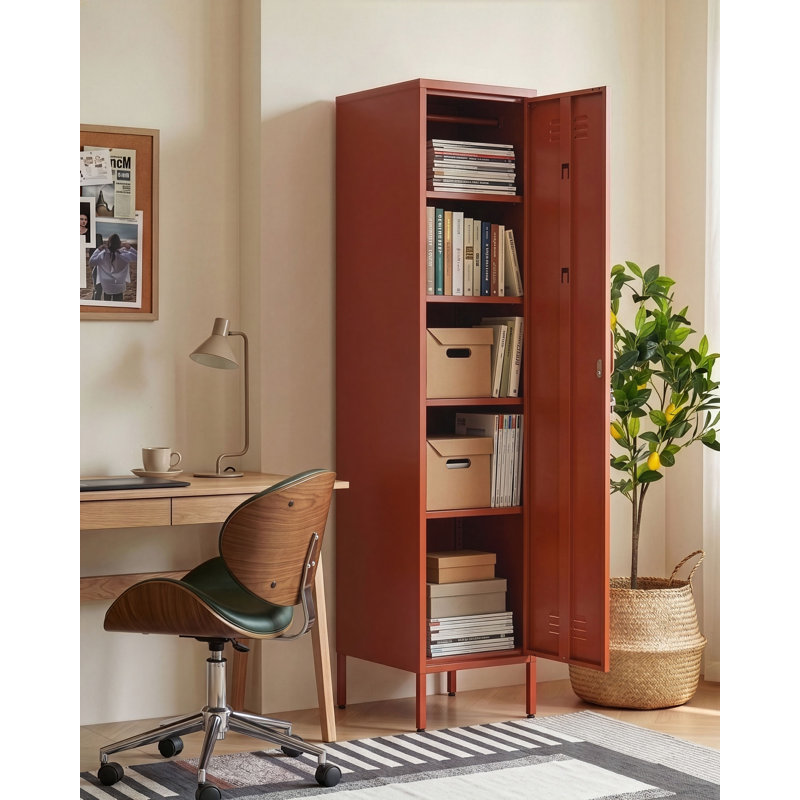 Storage Unit FROME Metal Golden Brown