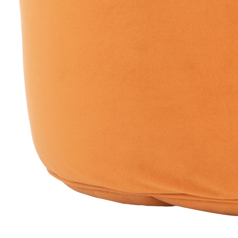 Repose-pieds Albo, Velours orange